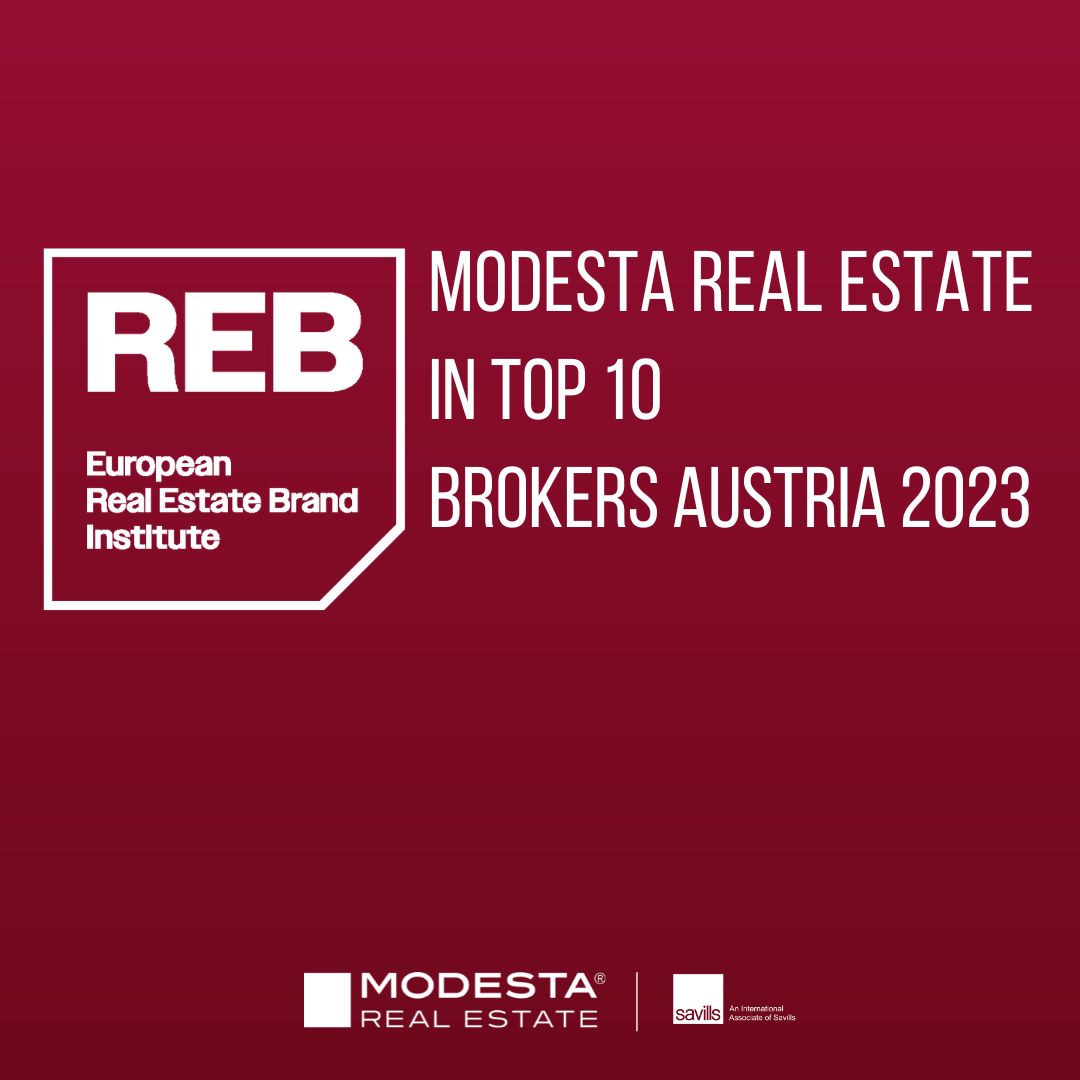 Modesta Real Estate unter den TOP 10 in der Kategorie Broker Austria